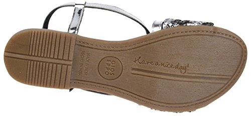 Gioseppo 44173, Sandalias con Punta Abierta Mujer, Gris (Grey), 36 EU
