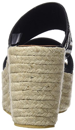 Gioseppo 44782, Sandalias con Punta Abierta Mujer, Negro (Black), 40 EU