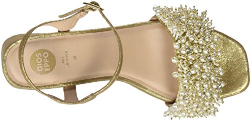 Gioseppo 45314, Zapatos de tacón con Punta Abierta Mujer, Dorado (Oro), 36 EU