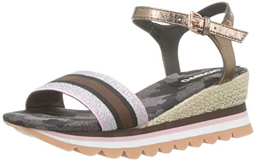 Gioseppo 48910, Sandalias con Plataforma Mujer, Multicolor (Camuflaje 000), 37 EU
