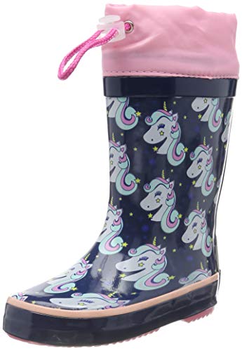 Gioseppo 56455, Botas de Agua Niña, Azul (Marino Marino), 27 EU