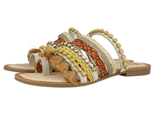 Gioseppo CHITAE, Sandalias Mujer, Multicolor (Blanco), 36 EU