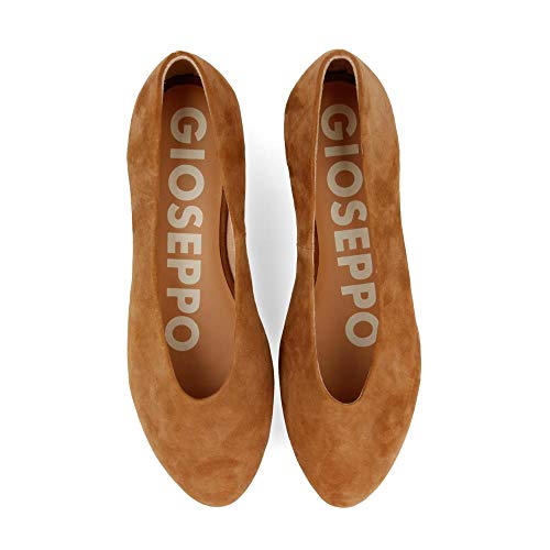 Gioseppo Corinth, Bailarinas con Punta Cerrada Mujer, Marrón (Cuero Cuero), 39 EU