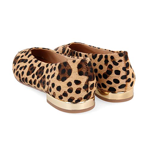 Gioseppo Durham, Bailarinas con Punta Cerrada Mujer, Multicolor (Leopardo Leopardo), 37 EU