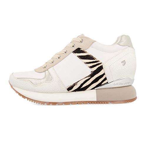 GIOSEPPO Meerut, Zapatillas Mujer, Multicolor (Cebra Cebra), 39 EU