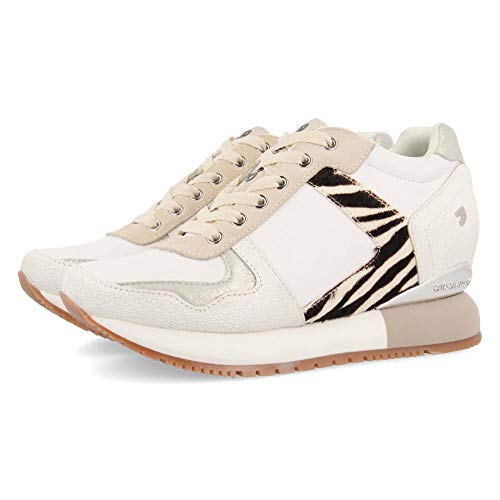 GIOSEPPO Meerut, Zapatillas Mujer, Multicolor (Cebra Cebra), 39 EU