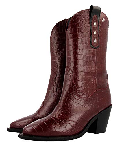 Gioseppo Rerik, Bota a la Altura de la Pantorrilla Mujer, Burdeos, 37 EU