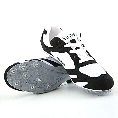 GLEYDY Zapatillas De Atletismo Hombres Mujeres, 8 uñas Niños Niñas Atletismo Calzado Transpirable Y Zapatos De Entrenamiento Adecuado Resistente para Zapatillas De Deporte Sprint Profesionales,38EU