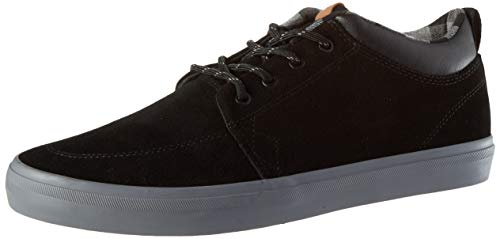 Globe GS Chukka, Zapatilla de Skate Unisex Adulto, Negro/Charcoal/Tela Escocesa, 45 EU