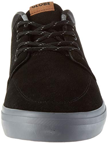Globe GS Chukka, Zapatilla de Skate Unisex Adulto, Negro/Charcoal/Tela Escocesa, 45 EU