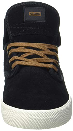 Globe Motley Mid, Zapatilla de Skate Unisex Adulto, Negro/Verde Tortuga, 39 EU