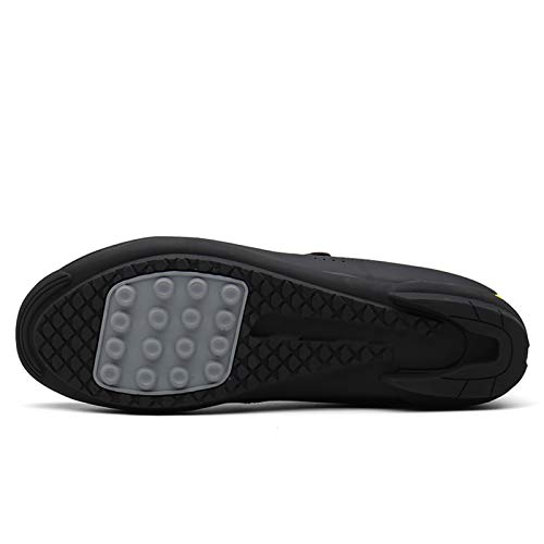 Gogodoing Zapatillas de Ciclismo de Carretera para Mujer Zapatillas de Montar Sin Bloqueo para Bicicleta Zapatillas de Ciclismo de Interior para Hombre Zapatillas Planas