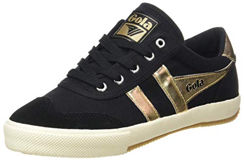 Gola Badminton, Zapatillas Mujer, Negro Dorado, 39 EU