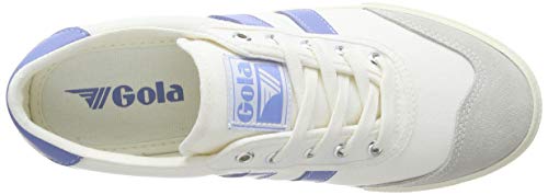 Gola Badminton, Zapatillas Mujer, Off White Vista Blue, 39 EU