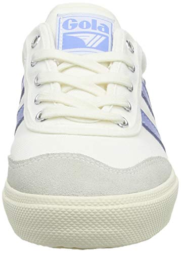 Gola Badminton, Zapatillas Mujer, Off White Vista Blue, 39 EU