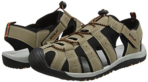 Gola Shingle 3, Sandalias Atléticas, Hombre, Beige (Taupe/black/burnt Orange), 41 EU