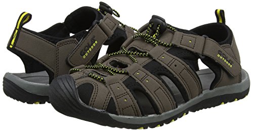 Gola Shingle 3, Sandalias Atléticas, Hombre, Marrón (Dark Brown/black/sun), 46 EU