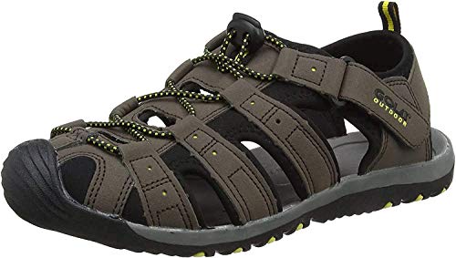 Gola Shingle 3, Sandalias Atléticas, Hombre, Marrón (Dark Brown/black/sun), 46 EU