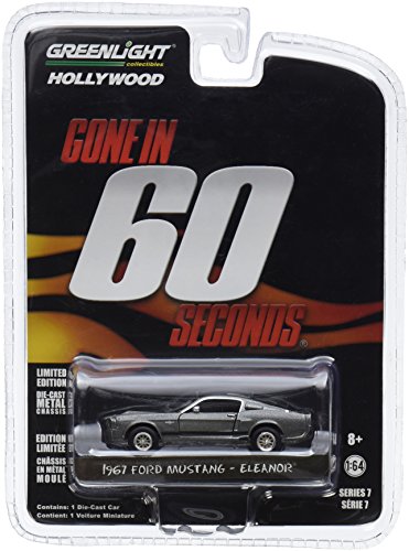 Gone in 60 Sixty Seconds (2000) Eleanor 1967 Ford Mustang Shelby GT500 1/64 by Greenlight 44670e by Greenlight