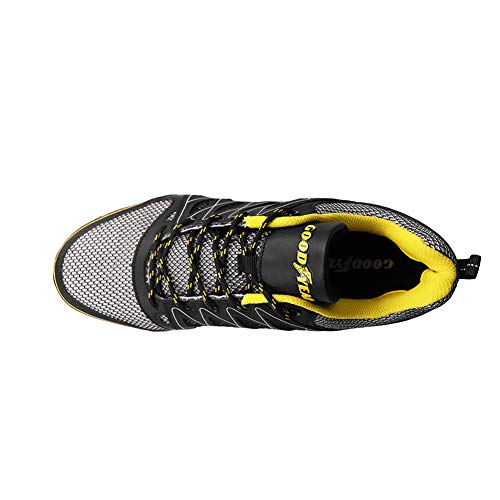 Goodyear GYSHU1502, Zapatillas de Seguridad para Hombre, Negro (Black/Yellow), 43 EU
