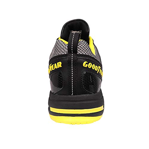 Goodyear GYSHU1502, Zapatillas de Seguridad para Hombre, Negro (Black/Yellow), 43 EU