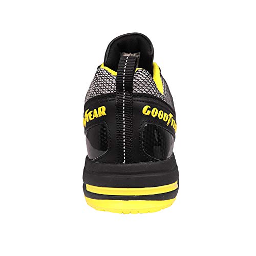 Goodyear GYSHU1502, Zapatillas de Seguridad para Hombre, Negro (Black/Yellow), 43 EU