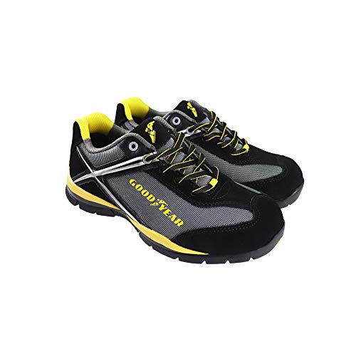 GoodyearGYSHU1511, Zapatillas de Seguridad Hombre, Negro (Black), 43 EU