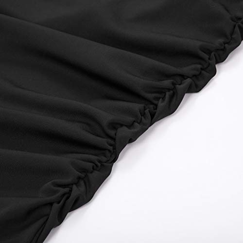 GRACE KARIN Vestido de Tubo de un Hombro Bodycon Midi Vestido Ajustado Vestidos de cóctel Fiesta de Noche Vestido de Boda del Club M CLS02462-1