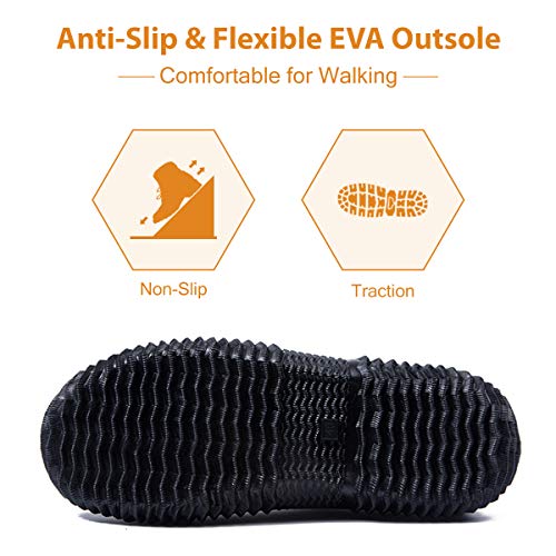 gracosy Zapatos de Agua Mujer Hombres Goma Botas de Lluvia de Neopreno Resbalón Impermeable Zapatos para Caminar Playa Zapatos Ligeros Zapatilla de Deporte Aqua