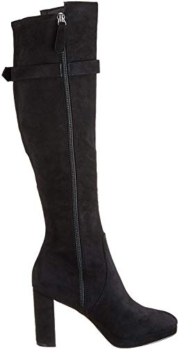 Guess ABALENE2/STIVALE (Boot)/Fabric, Botas Altas para Mujer, Nero Black Black, 35 EU