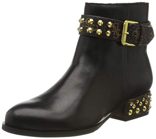 Guess Aelani Logo, Botines Mujer, Nero Blk BR Blk BR, 40 EU
