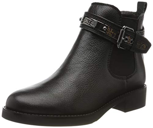 Guess Batel Low Boot Logo, Botines Mujer, Nero Blk BR Blk BR, 36 EU