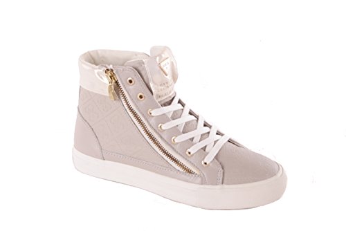 GUESS Botas de Deporte de Mujer Beige (EUR 41, Beige)