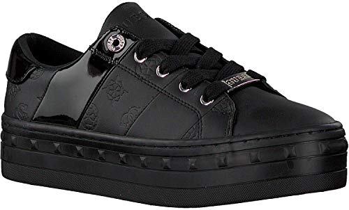 Guess Bustin Zapatillas Moda Mujeres Negro - 40 - Zapatillas Bajas Shoes