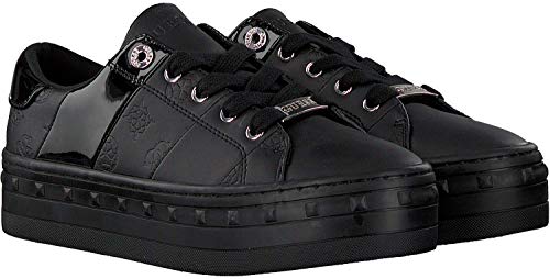 Guess Bustin Zapatillas Moda Mujeres Negro - 40 - Zapatillas Bajas Shoes