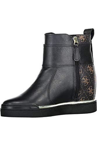 GUESS Falon Botines/Low Boots Mujeres Negro/Marrón - 40 - Botas de caña Baja