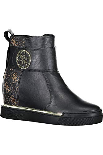 GUESS Falon Botines/Low Boots Mujeres Negro/Marrón - 40 - Botas de caña Baja