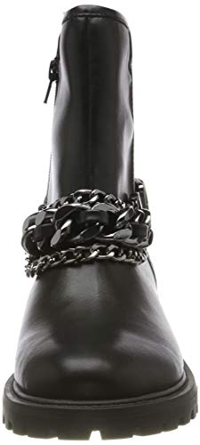 Guess Holanae/Stivaletto (Bootie)/le, Botas Biker Mujer, Negro (Black Colores/Op Paprika), 39 EU