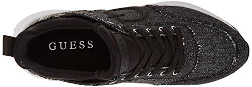 Guess I-Beltin-EU, Zapatillas Deportivas Mujer, Negro, 38