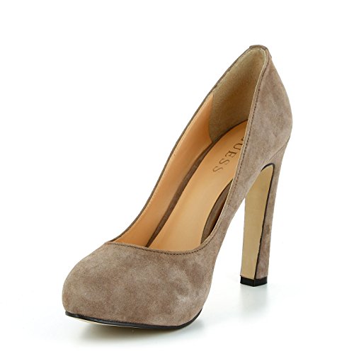 Guess Mujer Zapato de salón Tacones Altos, FL3SNESUE08, Gris, 40