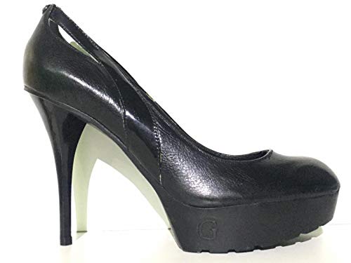 Guess Mujer Zapato de salón Tacones Altos, Negro, 38