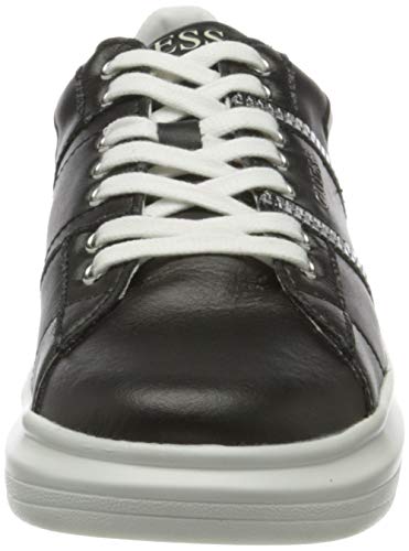Guess Salerno II, Zapatillas Deportivas Hombre, Negro, 44 EU