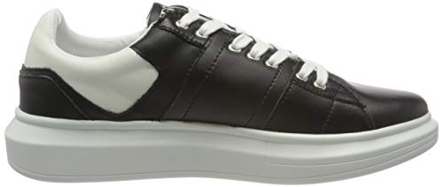 Guess Salerno II, Zapatillas Deportivas Hombre, Negro, 44 EU