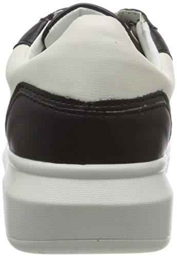 Guess Salerno II, Zapatillas Deportivas Hombre, Negro, 44 EU