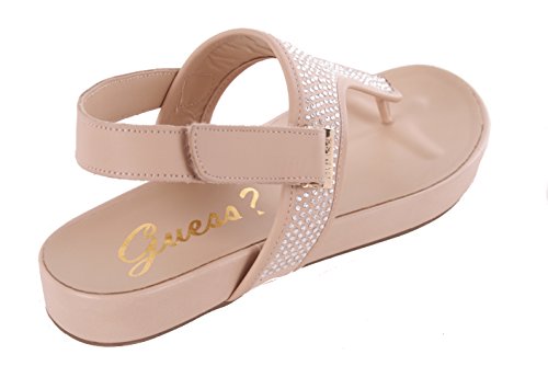 Guess - Tira de tobillo Mujer , color beige, talla 39 EU