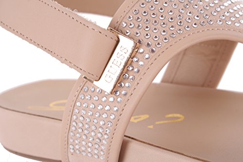 Guess - Tira de tobillo Mujer , color beige, talla 39 EU