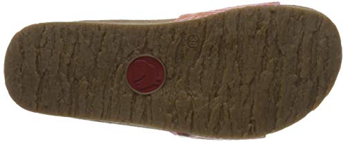 Haflinger Bio Gina, Sandalias con Tira Vertical Unisex Adulto, Multicolor (Koralle 1620), 46 EU