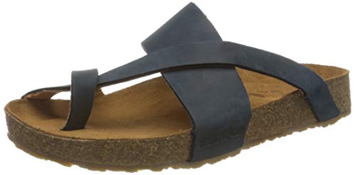 Haflinger Bio Jack, Chanclas Unisex Adulto, Azul (Navy 749), 41 EU
