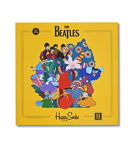 Happy Socks the Beatles Uomo Gift Set 6 Calze (Uomo 41-46)