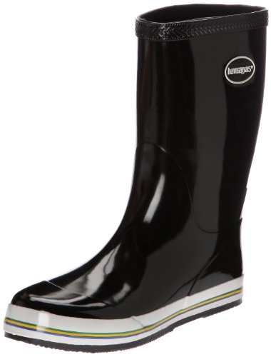 Havaianas Aqua Rain Boots, Botas de Goma Mujer, Negro (Black), 35 EU